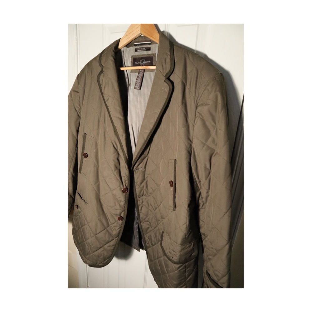 Black/Brown quilted blazer